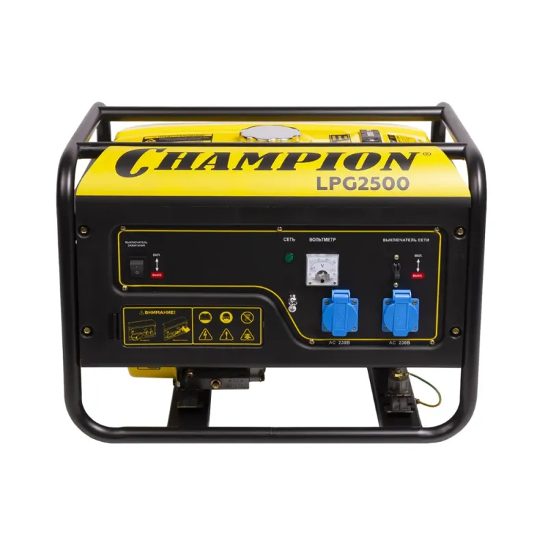 Бензино-газовый генератор CHAMPION LPG2500 2,3 КВт