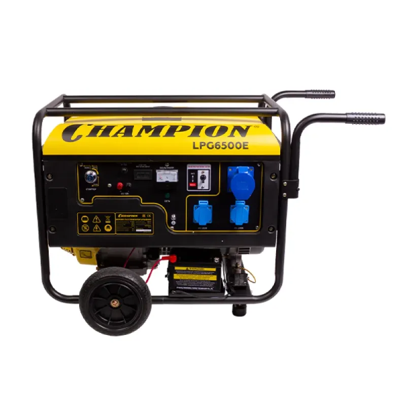 Генератор бензино-газовый Champion LPG6500E, 5 кВт