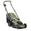 Газонокосилка эл. CHAMPION EM4318 (1,8 кВт пласт.+ткань травосб. 52л ширина 430мм 30-75мм, 12,9кг)