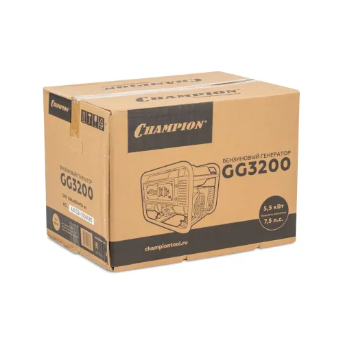 Генератор бензиновый Champion GG3200, 3,2 кВт