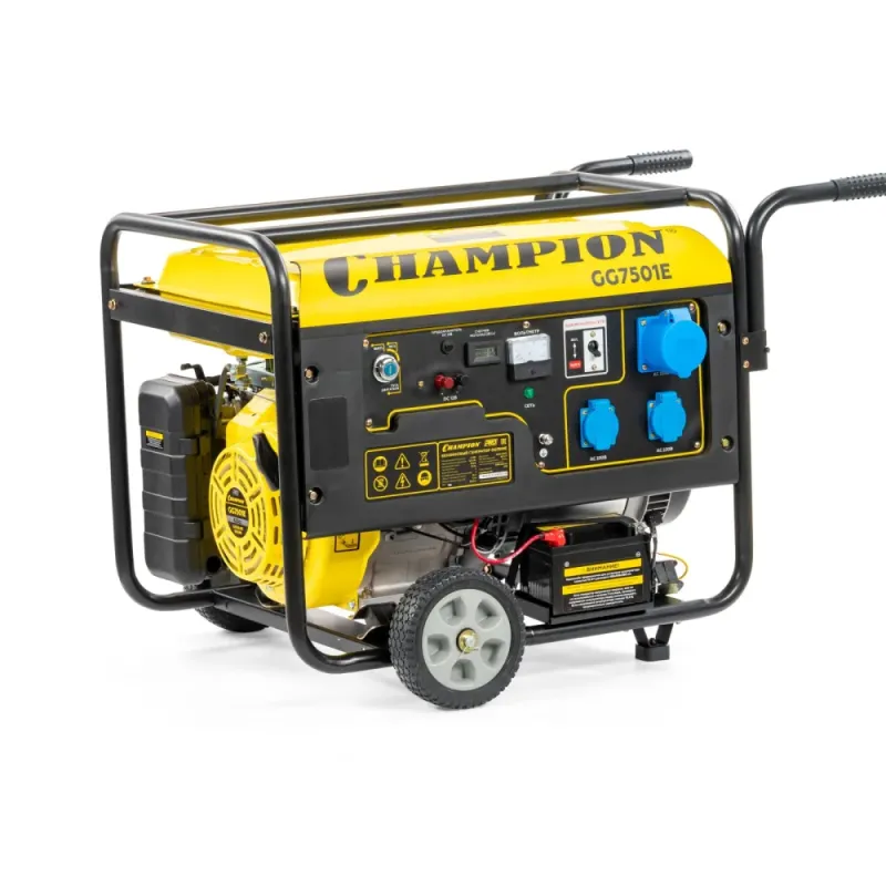 Бензиновый генератор CHAMPION GG7501E 6,5 КВт