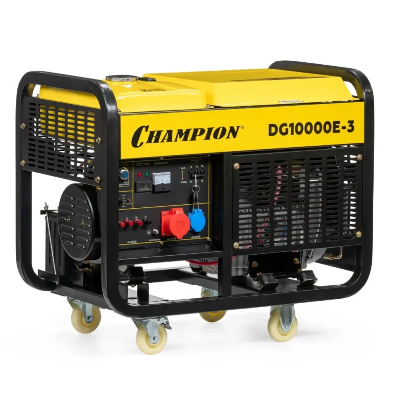 Генератор дизельный Champion DG10000E-3, 12,5 кВт