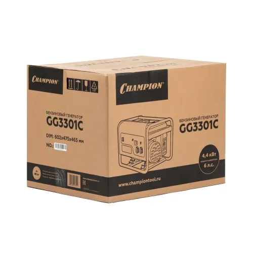 Генератор бензиновый Champion GG3301C, 2,8 кВт