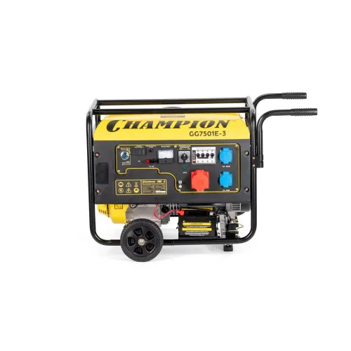 Бензиновый генератор CHAMPION GG7501E-3 8,1 КВТ 3-х фазный