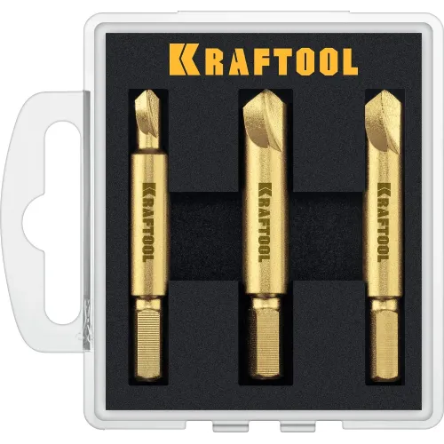 KRAFTOOL 3 шт, набор экстракторов поврежденного крепежа (26770-H3)