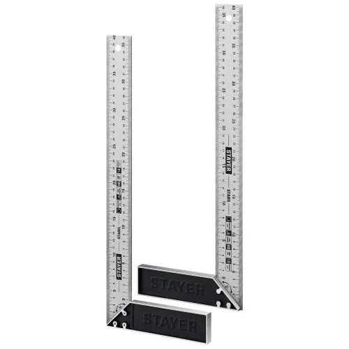 STAYER 400 мм, столярный угольник, Professional (3431-40)