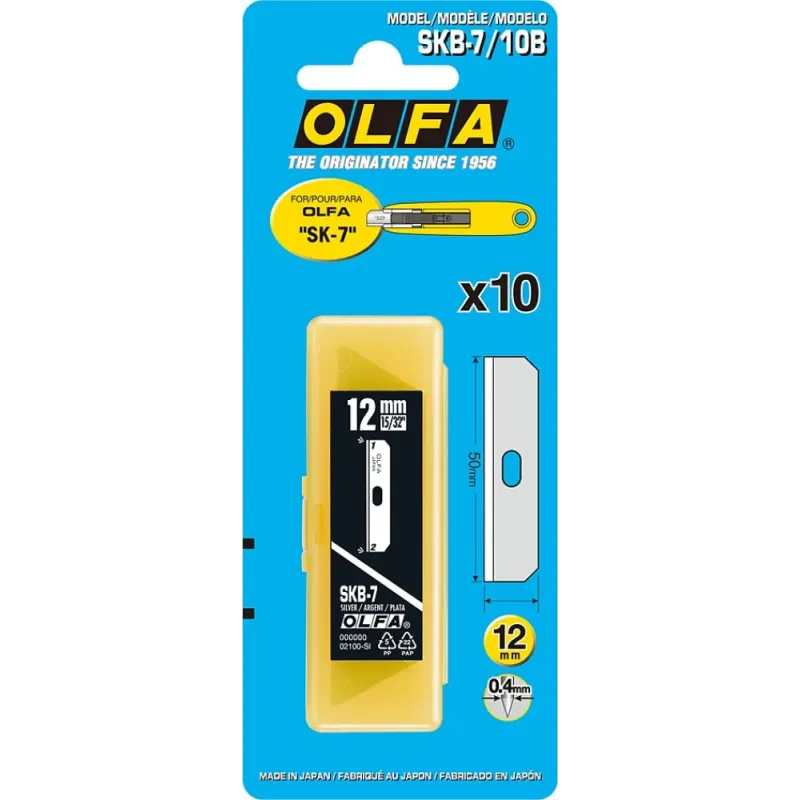 OLFA 12 мм, для ножа, специальное лезвие (OL-SKB-7/10B)