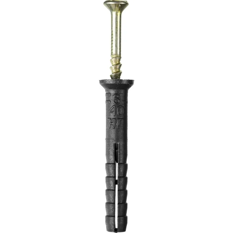 STAYER 6 х 40 мм, потайной бортик, 125 шт, дюбель-гвоздь (30645-06-040)