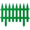 GRINDA Классика, 28 х 300 см, зеленый, 7 секций, декоративный забор (422201-G)