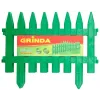 GRINDA Классика, 28 х 300 см, зеленый, 7 секций, декоративный забор (422201-G)