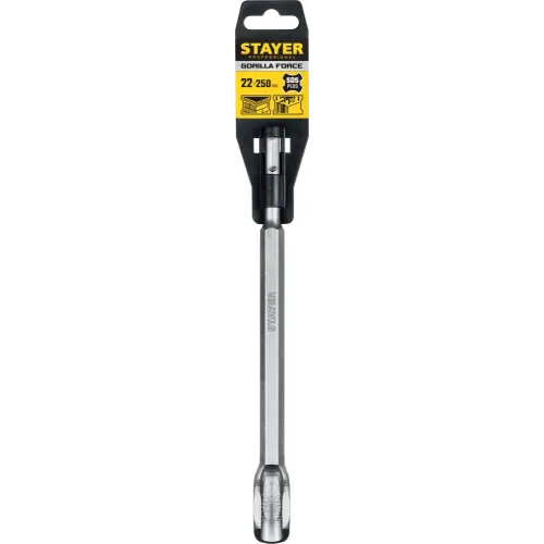 STAYER Gorilla Force, 22 х 250 мм, SDS-Plus, зубило-штробер, Professional (29357-22-250)