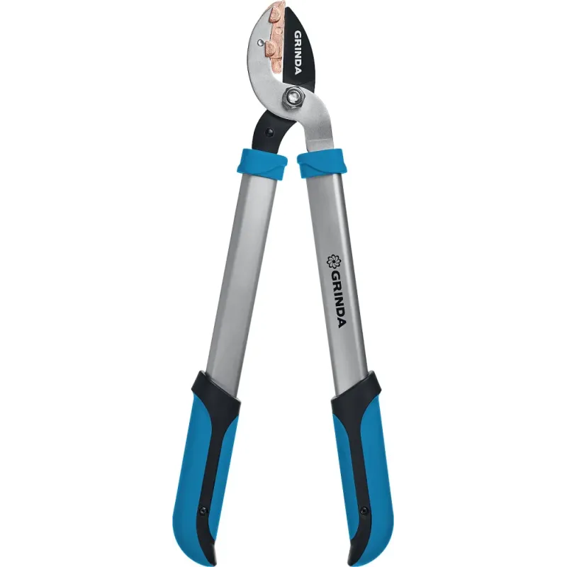 GRINDA PL-460A, длина 460 мм, лезвия из высокоуглеродистой закаленной стали, алюминиевые рукоятки, малый контактный сучкорез, PROLine (424516)