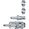 ЗУБР (штуцер ″елочка″, 8 мм - рапид муфта) + (рапид штуцер-штуцер ″елочка″, 8 мм) + (обжимные хомуты 2 шт), набор, Профессионал (64920-08-H)