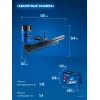 ЗУБР SN21-90A, пневматический нейлер для реечных гвоздей ЗУБР SN21 (50-90 мм), Профессионал (31923)