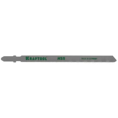 KRAFTOOL T318A, EU-хвост., по металлу HSS, шаг 1.2 мм, 110 мм, 2 шт, полотна для лобзика (159552-1.2)