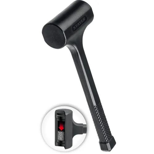 STAYER 40 мм, 1350 г, цельнолитой безынерционный слесарный молоток, Professional (2042-1350)