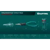 KRAFTOOL Universal, 140 мм, прецизионные тонкогубцы (220017-3-14)
