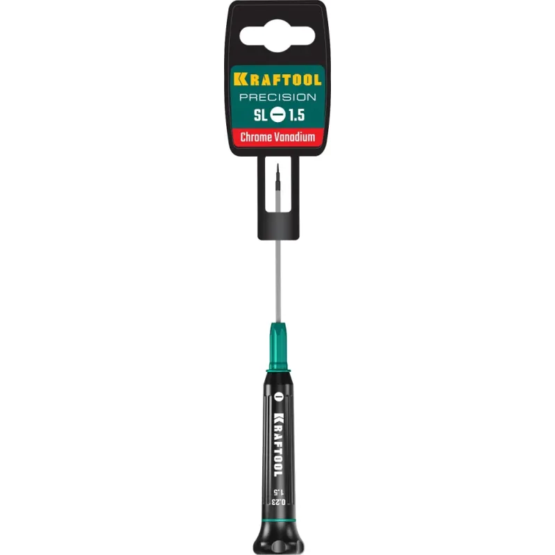 KRAFTOOL Precision SL1.5, отвертка для точных работ (25681-1.5)