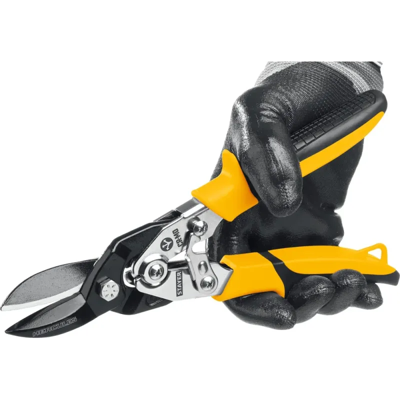 STAYER Hercules, 250 мм, прямые ножницы по металлу, Professional (2320)