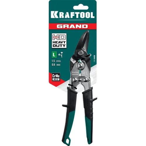 KRAFTOOL Grand, 270 мм, левые ножницы по металлу (2324-L)
