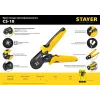 STAYER CS-10, 0.25 - 10 мм2, мультидиапазонные пресс-клещи с квадратным профилем для втулочных наконечников, Professional (44447)