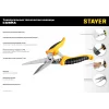 STAYER COBRA, 200 мм, Универсальные технические ножницы, Professional (23227)