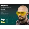 KRAFTOOL ULTRA прозрачные защитные очки, открытые, защита от царапин и запотевания, UV 380, оптический класс 1 (110461)