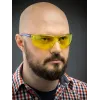 ЗУБР БОЛИД жёлтые защитные очки, открытые, защита от запотевания, UV 450, оптический класс 1, Профессионал (110486)