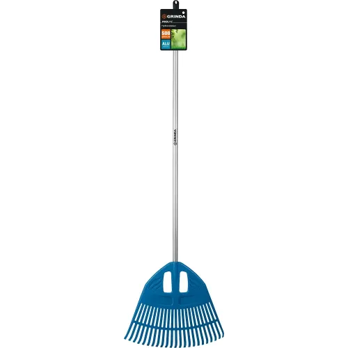 GRINDA PP-23 ALU, 500 х 50 х 1680 мм, 23 зубца, алюминиевый черенок, пластиковые, веерные грабли, PROLine (421811)
