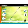 GRINDA PH-215 ALU, 215 х 65 х 1465 мм, трапециевидный профиль, углеродистая сталь, антикор. покрытие, алюминиевый черенок, мотыга, PROLine (39595)