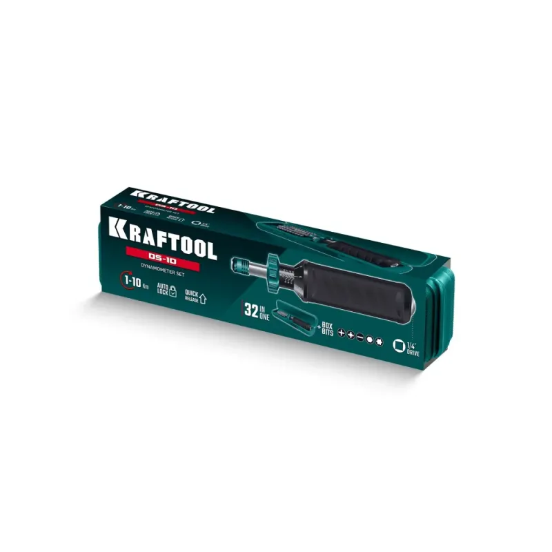 KRAFTOOL DS-10 1-10 Нм, динамометрическая отвертка (64037)