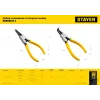 STAYER Hercules-4, 4 шт, 160 мм, набор съемников стопорных колец (22830-H4)