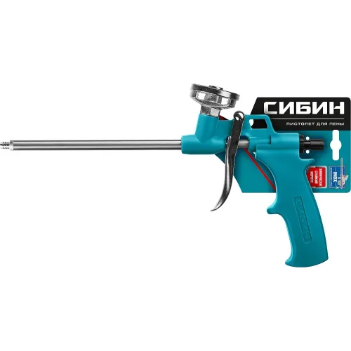 СИБИН пистолет для монтажной пены с металлическим держателем (06867)
