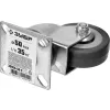 ЗУБР d 50 мм, г/п 35 кг, резина/полипропилен, поворотное колесо (30956-50-S)