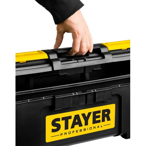 STAYER TOOLBOX-19, 480 х 270 х 240, пластиковый ящик для инструментов, Professional (38167-19)