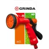 GRINDA P-10, 10 режимов, курок сзади, пластиковый, поливочный пистолет (8-427373)