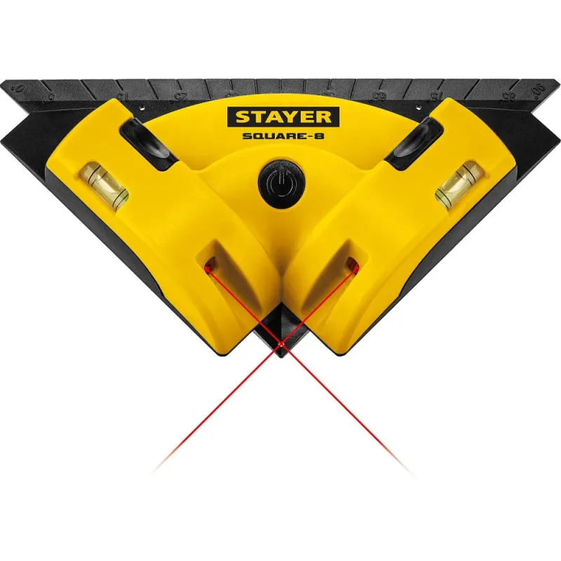 STAYER 8 м, лазерный угольник для кафеля, Professional (34928)
