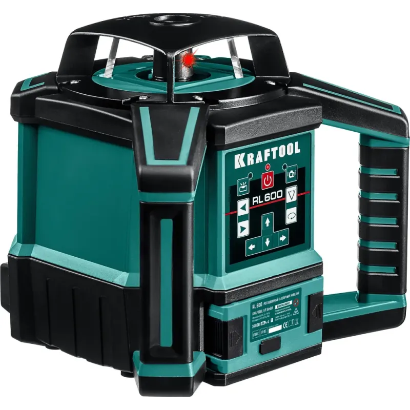 KRAFTOOL RL600, 600 м, ротационный лазерный нивелир (34600)