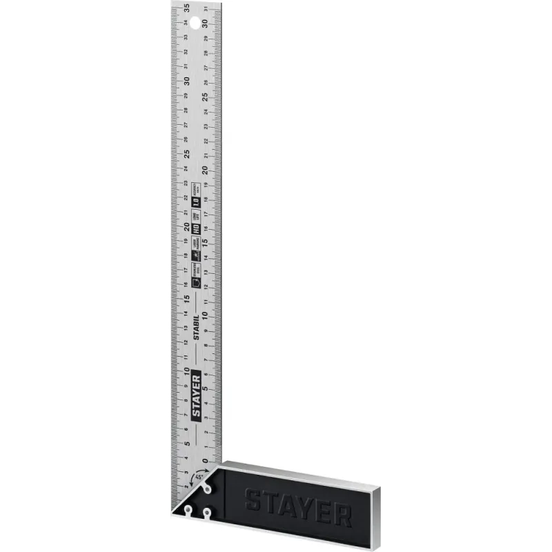 STAYER 350 мм, столярный угольник, Professional (3431-35)