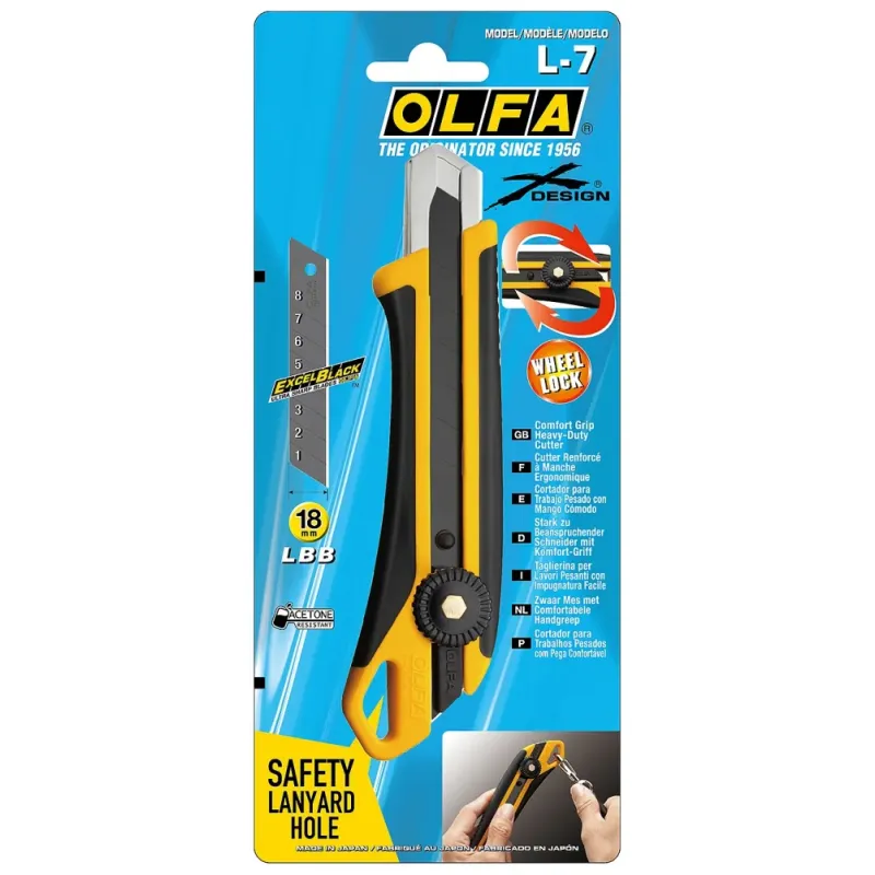 OLFA 18 мм, Трещоточный нож (OL-L-7)
