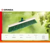 GRINDA EURO буковая колодка 40 см с пластиковым резьбовым держат. для черенка, d 22 мм, щетина 60мм, 5-рядная, без черенка,уличная щетка (39250-400)