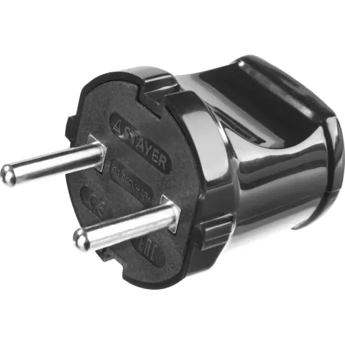 STAYER MAXElectro, черная 6 А/220 В, 1300 Вт, прямая вилка (55150-B)