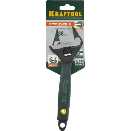 KRAFTOOL SlimWide Ultra, 200/38 мм, разводной ключ (27263-20)