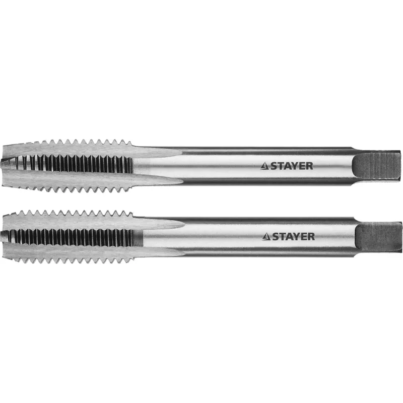 STAYER M12 х 1.5, 2 шт, комплект метчиков (28025-12-1.5-H2)