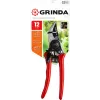 GRINDA G-44, 152 мм, закаленные лезвия, тефлоновое покрытие, алюминиевые рукоятки, виниловое покрытие, плоскостной мини-секатор (8-423000)