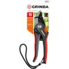 GRINDA G-26, 205 мм, углеродистая сталь, закаленные лезвия, тефлоновое покрыт., двухкомпонентные пластиковые рукоятки, плоскостной секатор (8-423102)