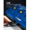ЗУБР Turbo CHARGE, 20 В, 4 порта, 4 х 9 А, зарядное устройство для LMS АКБ, ПРОФЕССИОНАЛ (TC-20-4)