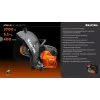 KRAFTOOL 3700 Вт, 400 мм, без диска, бензорез по металлу (рельсорез) (K760-16)