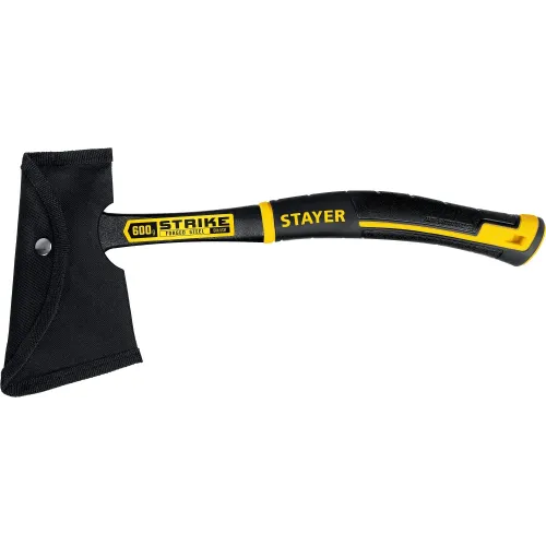 STAYER STRIKE, 600/850 г, 330 мм, цельнометаллический топор, Professional (2065-06)