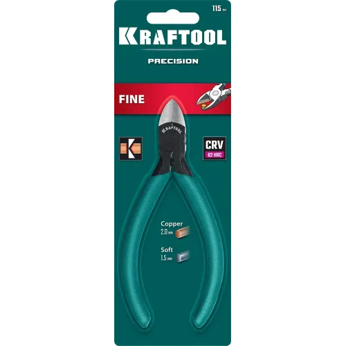 KRAFTOOL FINE, чистый рез 115 мм, прецизионные бокорезы (220017-6-11)